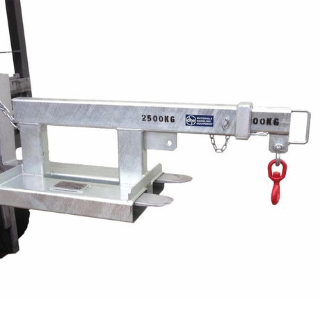 DHE Materials Handling DHE 2.5-Tonne Rigid Jib Lifting Crane Forklift Attachment
