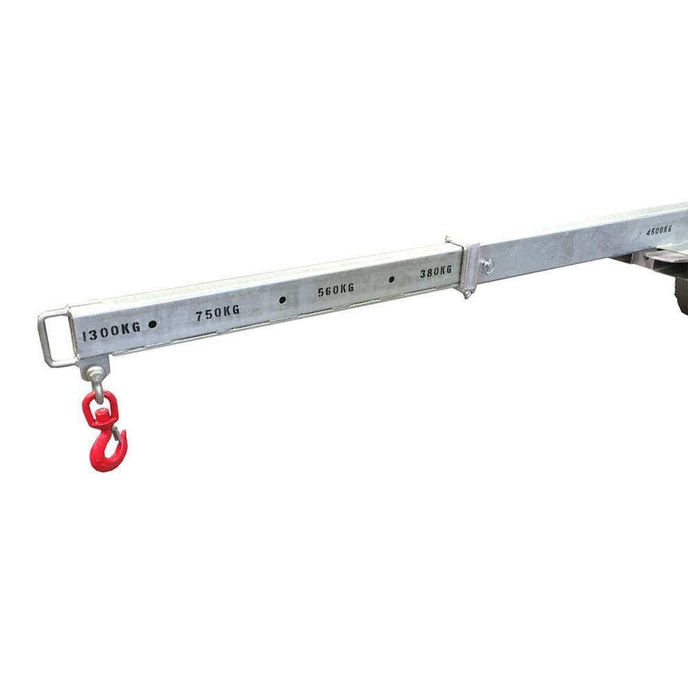 DHE 4.5-Tonne Low-Profile Jib Lifting Crane Forklift Attachment - DHE - Ramp Champ