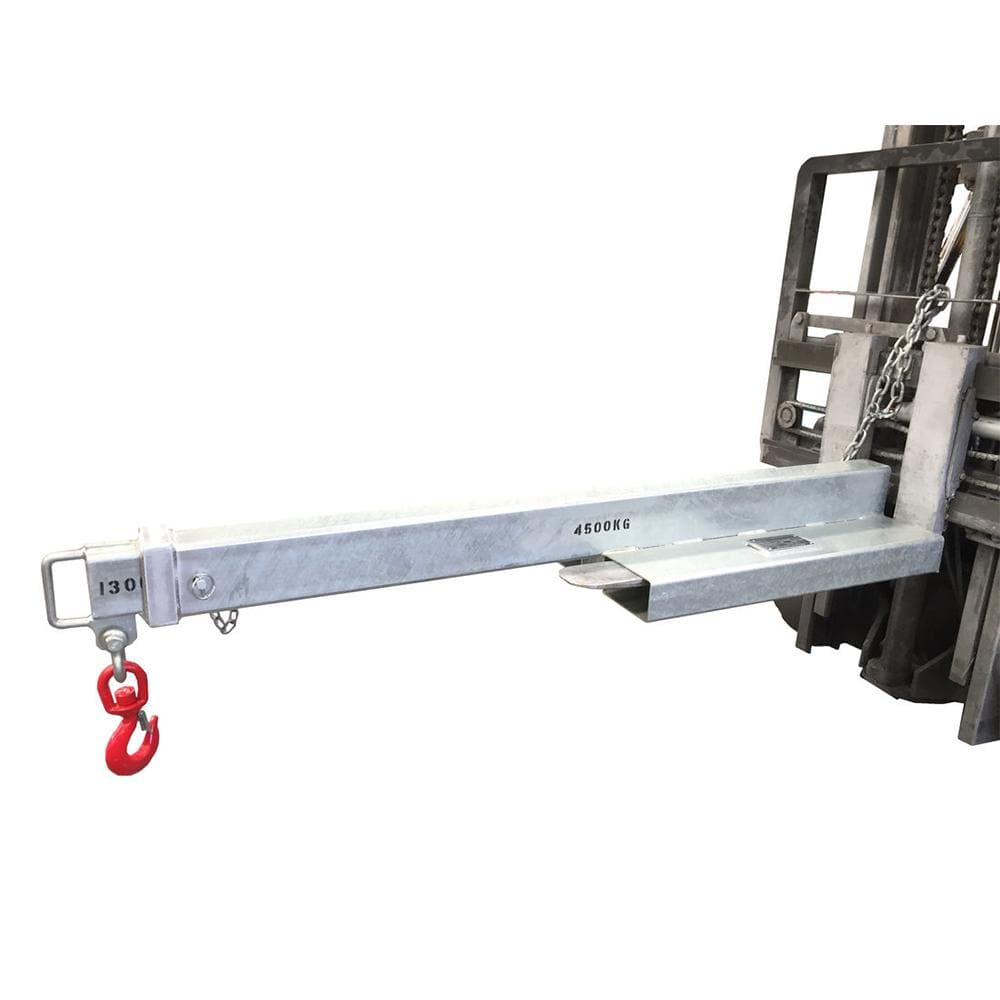 DHE 4.5-Tonne Low-Profile Jib Lifting Crane Forklift Attachment - DHE - Ramp Champ