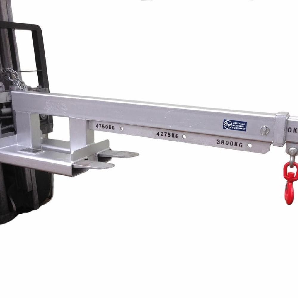 DHE 4.75-Tonne Rigid Jib Lifting Crane Forklift Attachment - DHE - Ramp Champ