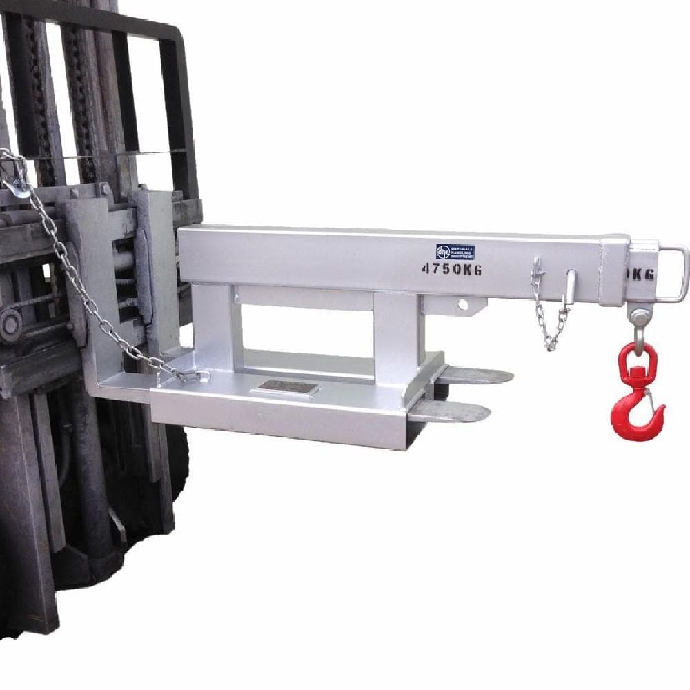 DHE 4.75-Tonne Rigid Jib Lifting Crane Forklift Attachment - DHE - Ramp Champ