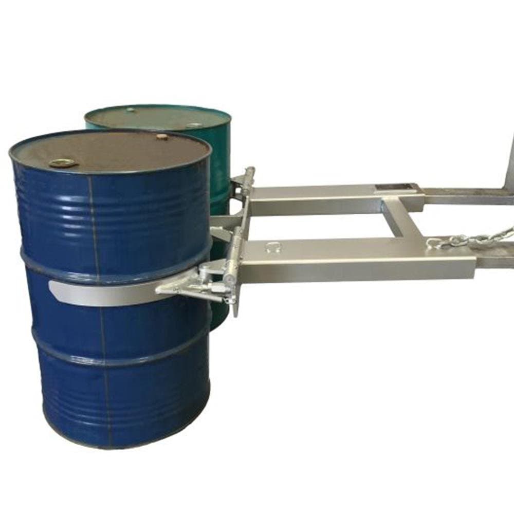 DHE Automatic Drum Lifting Clamp Forklift Attachment - DHE - Ramp Champ