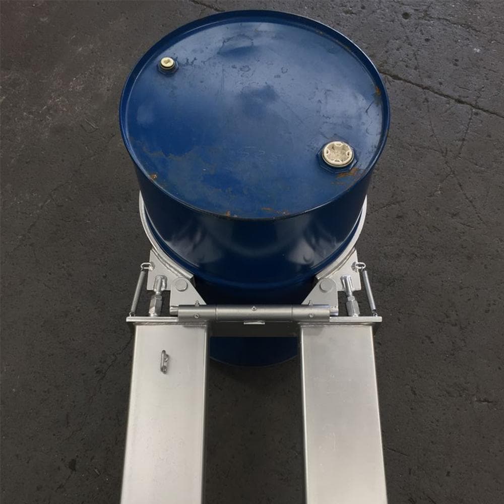 DHE Automatic Drum Lifting Clamp Forklift Attachment - DHE - Ramp Champ
