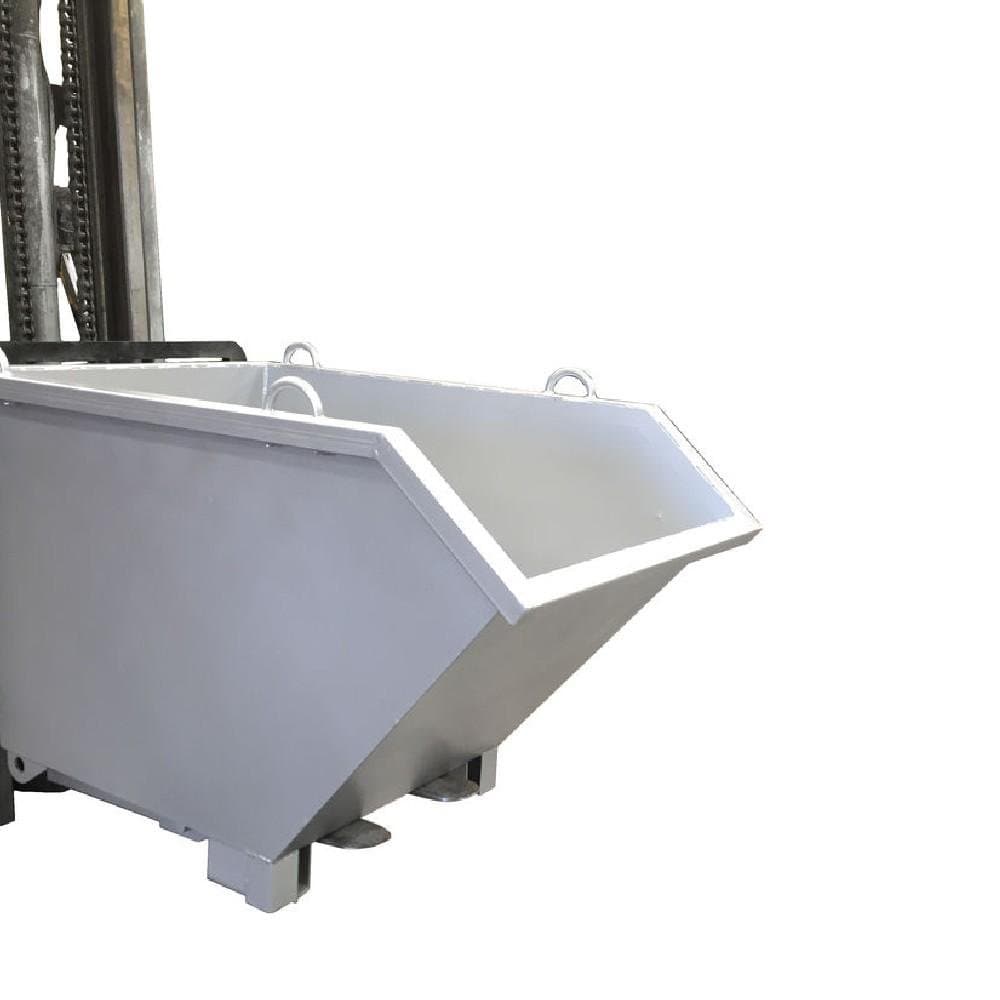 DHE Heavy Duty Skip Tipping Bin Forklift Attachment - DHE - Ramp Champ