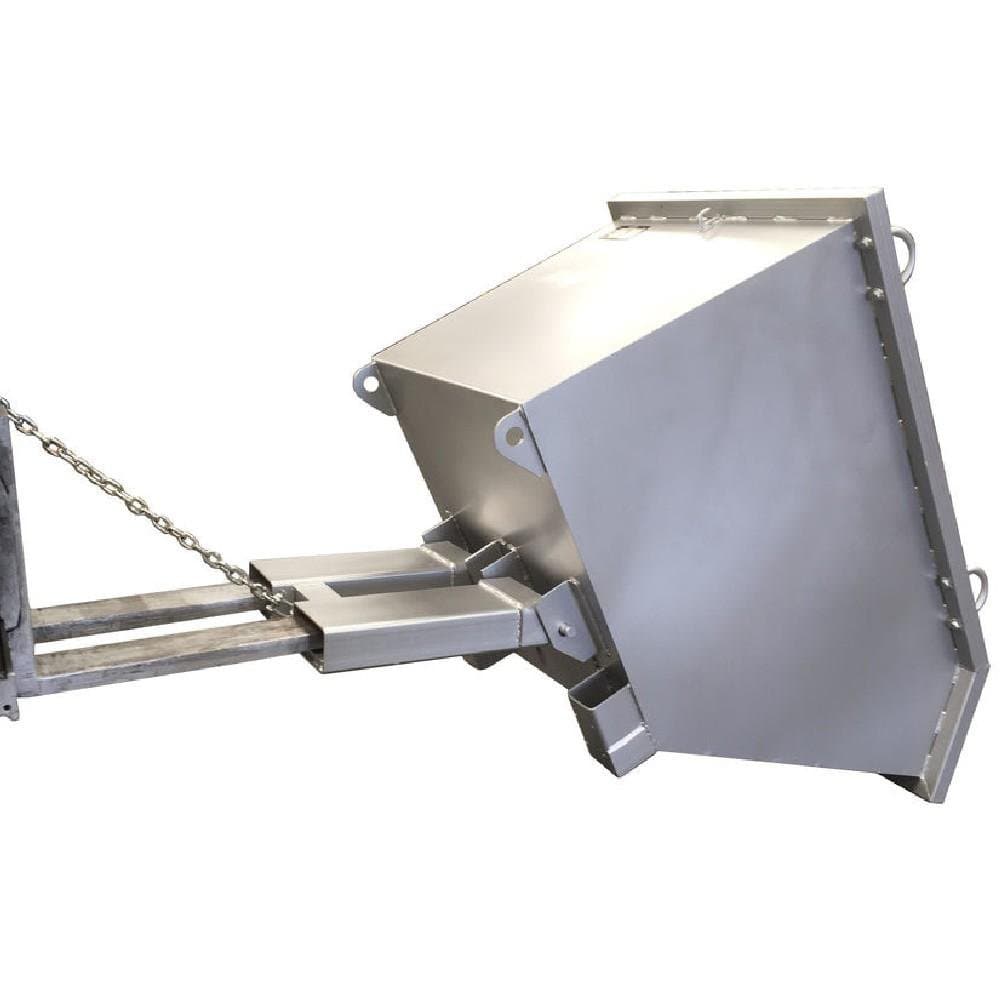 DHE Heavy Duty Skip Tipping Bin Forklift Attachment - DHE - Ramp Champ