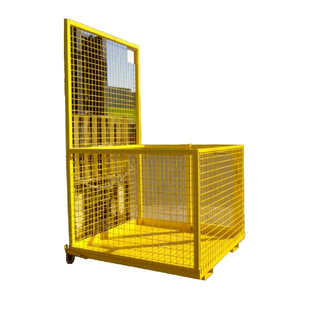 DHE Materials Handling Heavy-Duty DHE Two Person Safety Cage Forklift Platform Attachment