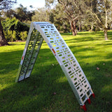 Heeve Motorcycle Heeve 2.3m x 340kg Aluminium Curved Folding Motorcycle Ramp