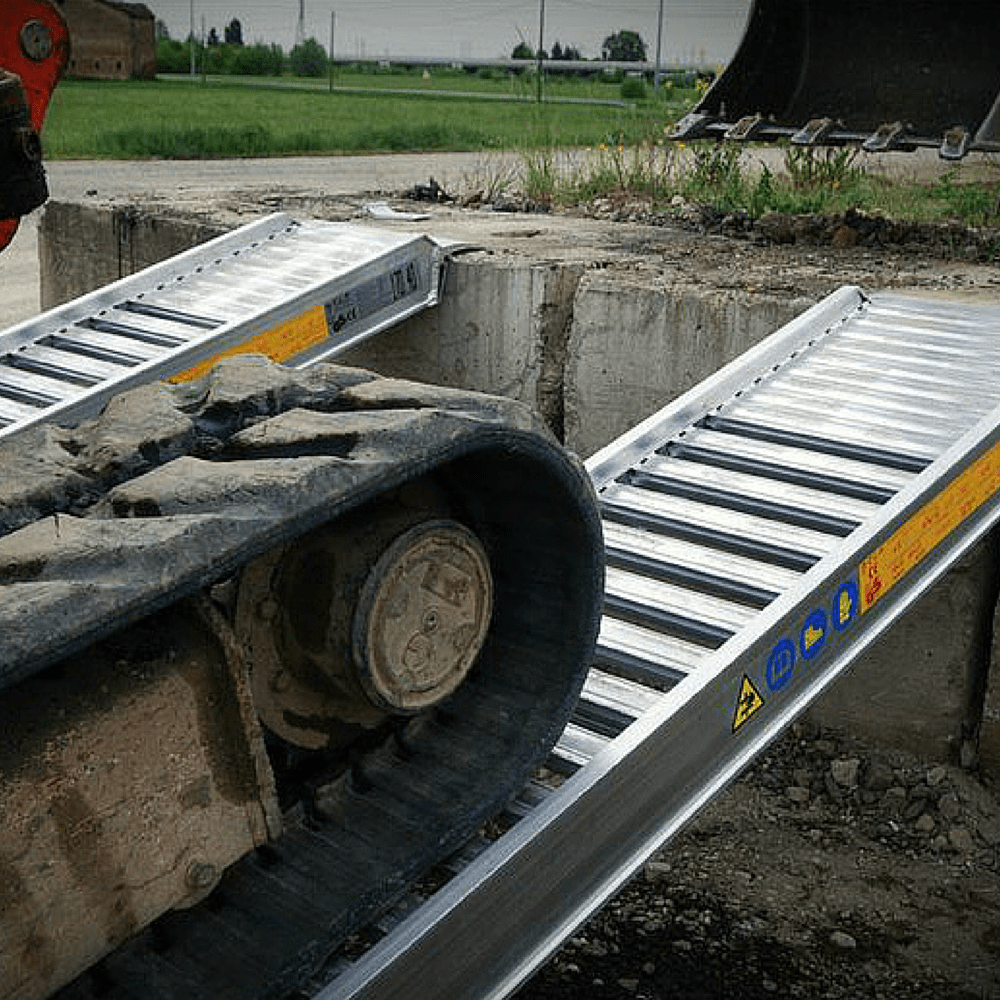 Digga 3-Tonne 3.5m x 410mm Ezi-Loada Aluminium Loading Ramps - Digga - Ramp Champ