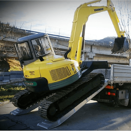 Digga Construction & Machinery Digga 7-Tonne 3.5m x 560mm Ezi-Loada Aluminium Loading Ramps