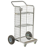 Troden Workshop Equipment Durolla 3-Tier Folding Steel Basket Court Trolley