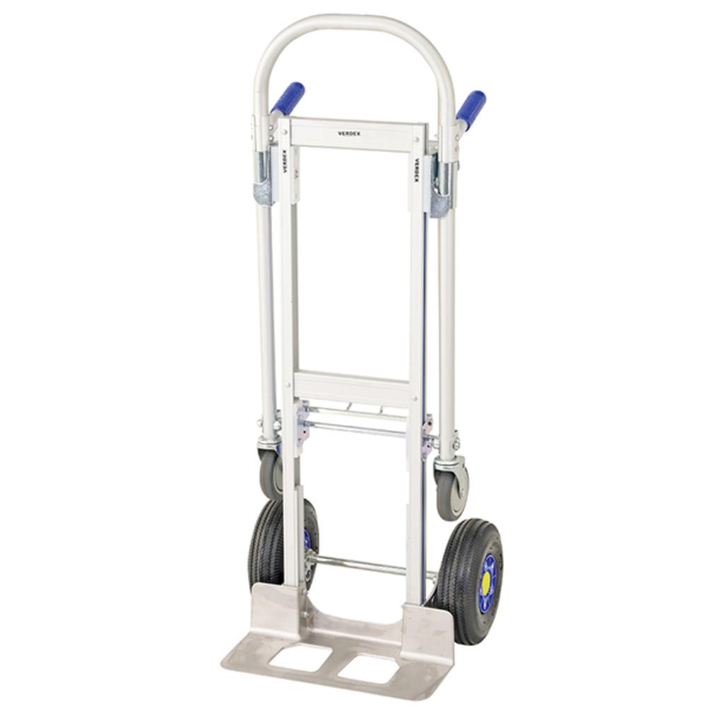 Troden Workshop Equipment Durolla Aluminum Convertible Hand Trolley, 300kg Capacity