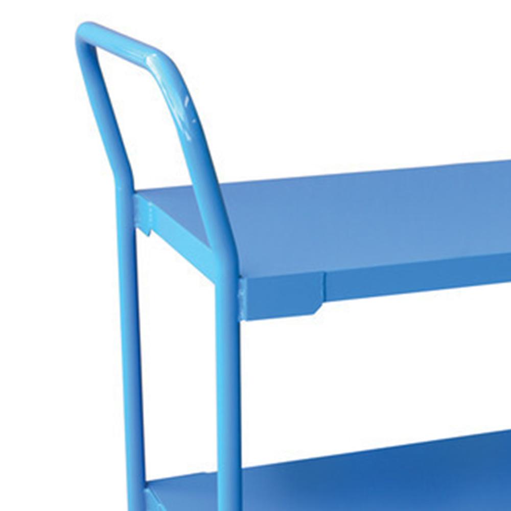 Durolla Double Handle Two-Tier Steel Platform Trolley, 500kg Capacity ...