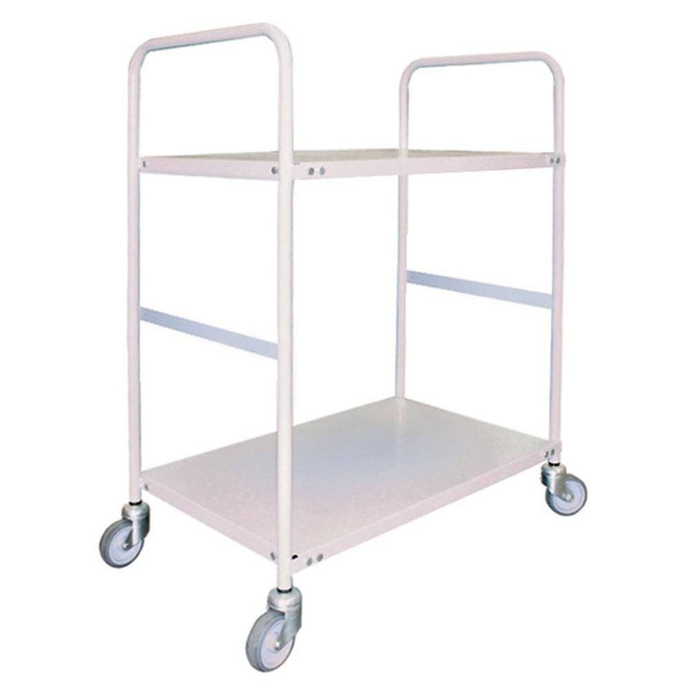 Troden Workshop Equipment 2-Tier Tray Trolley Durolla General Purpose Tray Trolley, 90kg Capacity per Shelf