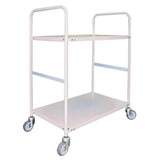 Troden Workshop Equipment 2-Tier Tray Trolley Durolla General Purpose Tray Trolley, 90kg Capacity per Shelf