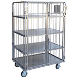 Troden Workshop Equipment Durolla Heavy-Duty Foldable Security Cage Trolley, 500kg Capacity