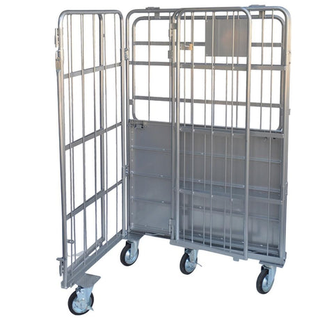 Troden Workshop Equipment Durolla Heavy-Duty Foldable Security Cage Trolley, 500kg Capacity