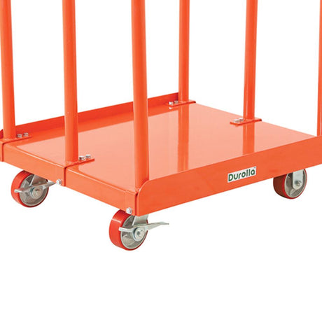 Troden Workshop Equipment Durolla Heavy-Duty Steel Panel Cart, 2-Tonne Capacity