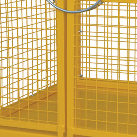 Troden Workshop Equipment Durolla Heavy Duty Cage Bin Trolley w/ Hinged Doors, 1-Tonne Capacity