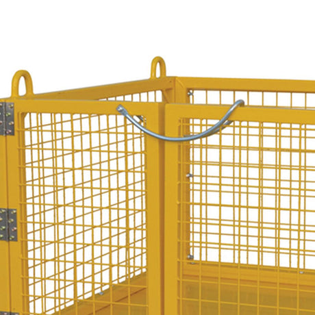 Troden Workshop Equipment Durolla Heavy Duty Cage Bin Trolley w/ Hinged Doors, 1-Tonne Capacity