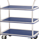 Troden Workshop Equipment Durolla Multipurpose Ergonomic 3-Tier Platform Trolley with Bumper