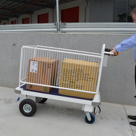 Troden Workshop Equipment Durolla Powered Platform Trolley With Removable Rails, 500kg Capacity
