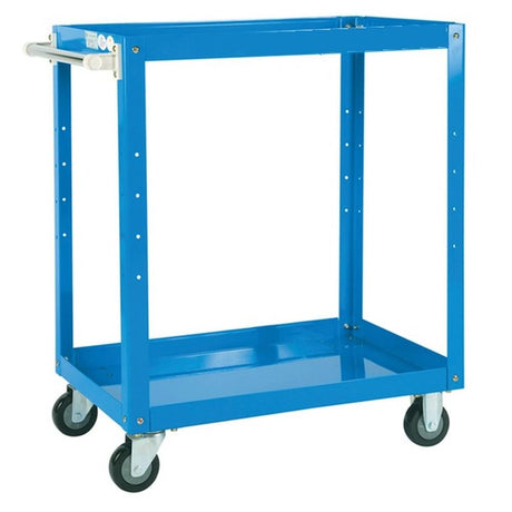 Troden Workshop Equipment Durolla Prestige Heavy Duty 2-Tier Steel Trolley, 500kg Capacity