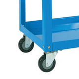 Troden Workshop Equipment Durolla Prestige Heavy Duty 2-Tier Steel Trolley, 500kg Capacity