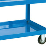 Troden Workshop Equipment Durolla Prestige Heavy Duty 3-Tier Steel Trolley, 500kg Capacity