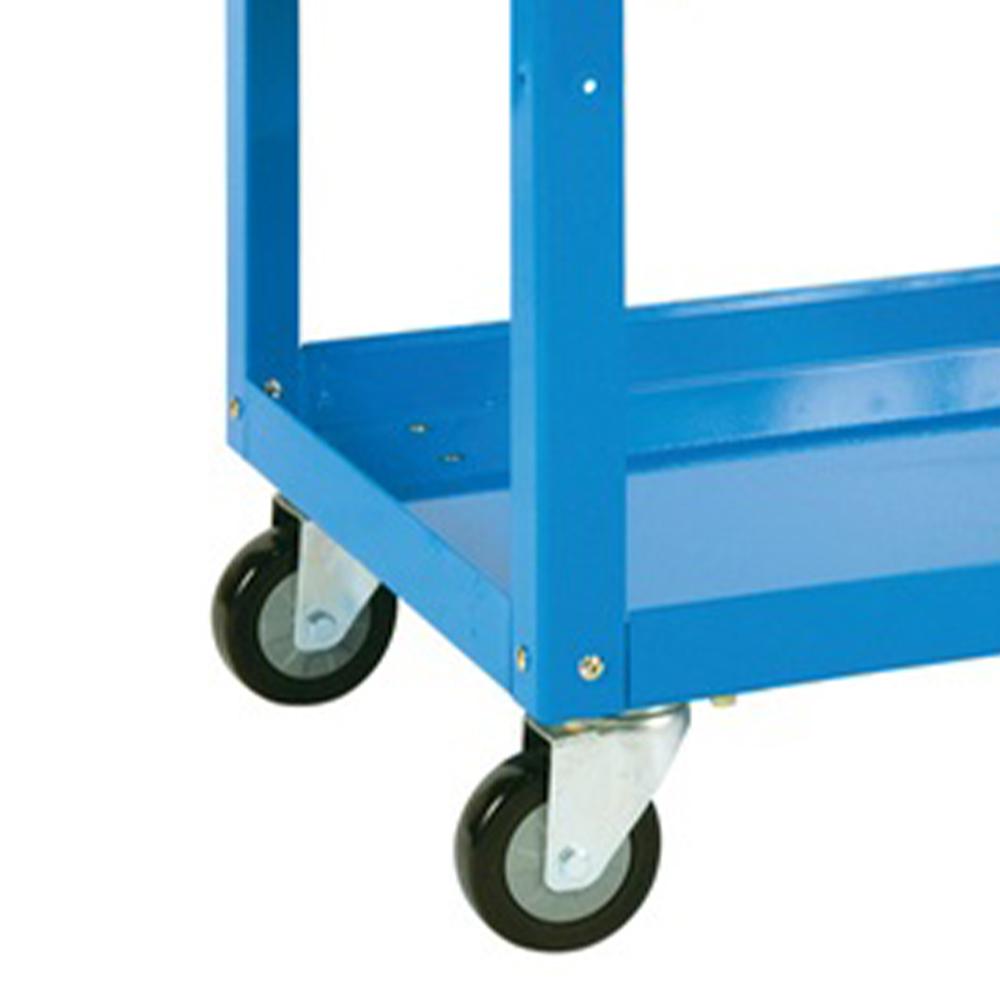 Troden Workshop Equipment Durolla Prestige Heavy Duty 3-Tier Steel Trolley, 500kg Capacity