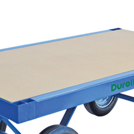 Troden Workshop Equipment DurollaTimber Deck Wagon Platform Truck, 700kg Capacity