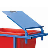 Troden Workshop Equipment Durolla Twin-Tub Off-Set Order Picking Trolley with Clipboard
