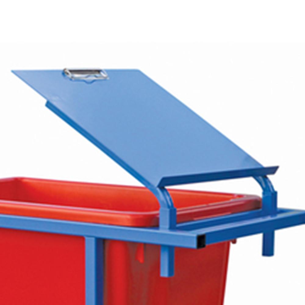 Troden Workshop Equipment Durolla Twin-Tub Off-Set Order Picking Trolley with Clipboard