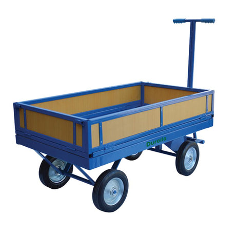 Troden Workshop Equipment Durolla Wagon Platform Truck With Sides, 700kg Capacity