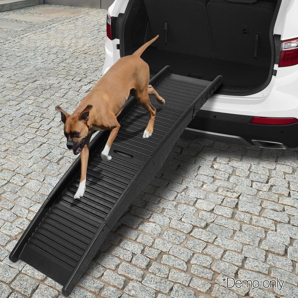 i.Pet Portable Folding Pet Ramp for Cars - Black - Ramp Champ - Ramp Champ