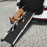 i.Pet Deluxe Aluminium Telescopic Pet Ramp - Black - Ramp Champ - Ramp Champ