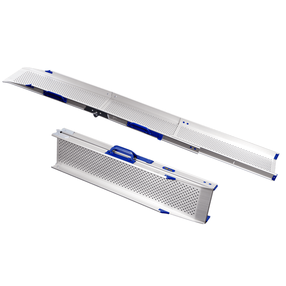 FEAL 2.76m Portable Folding Telescopic Loading Ramps – Ramp Champ
