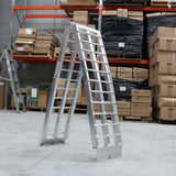 Heeve Heavy Duty Heeve 2.3m x 680kg Aluminium Curved Folding Heavy-Duty Motorcycle Ramp