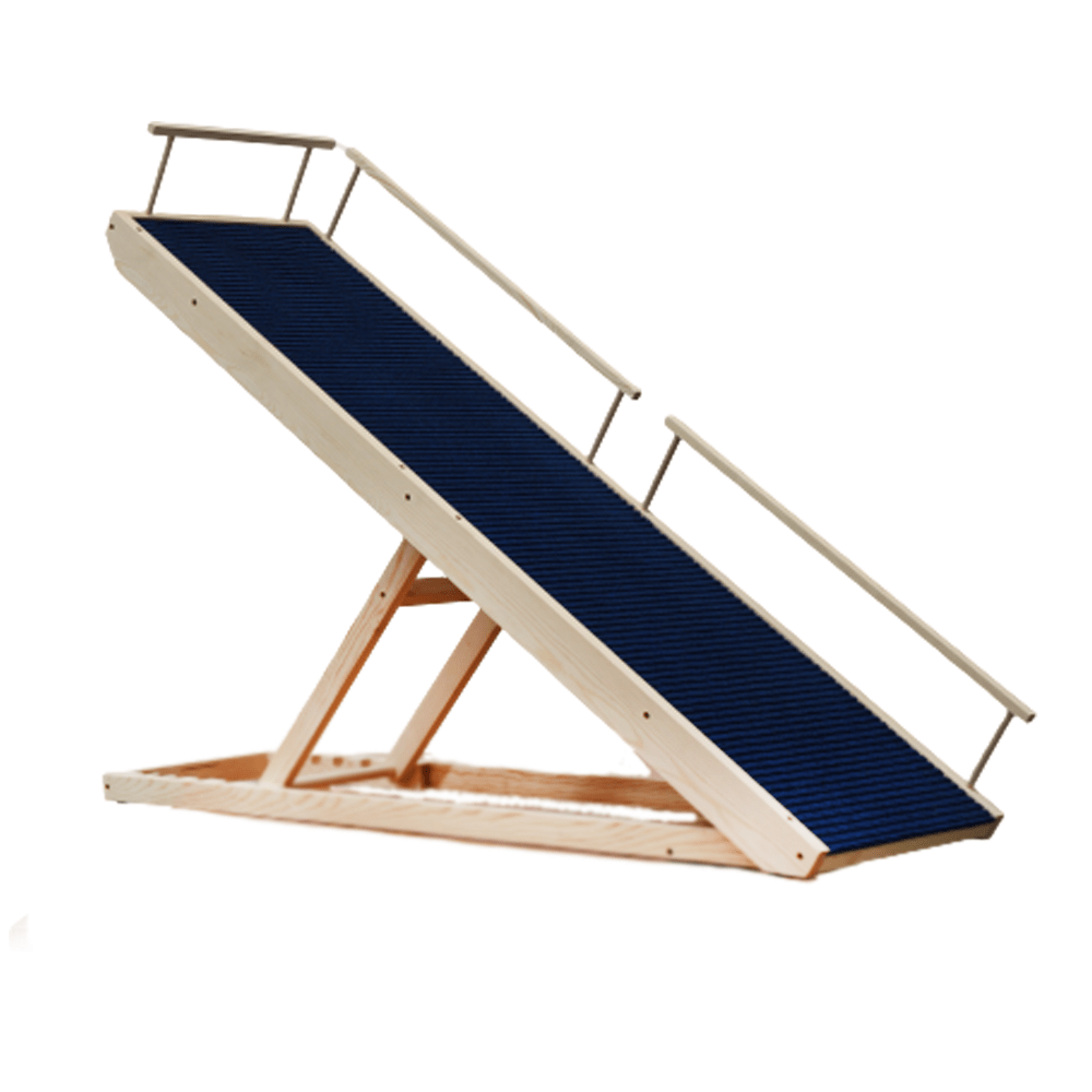 Heeve Pet Products Extra Large / Navy Heeve 'Up-Ya-Get' Wooden Dog Ramp For Beds & Couches