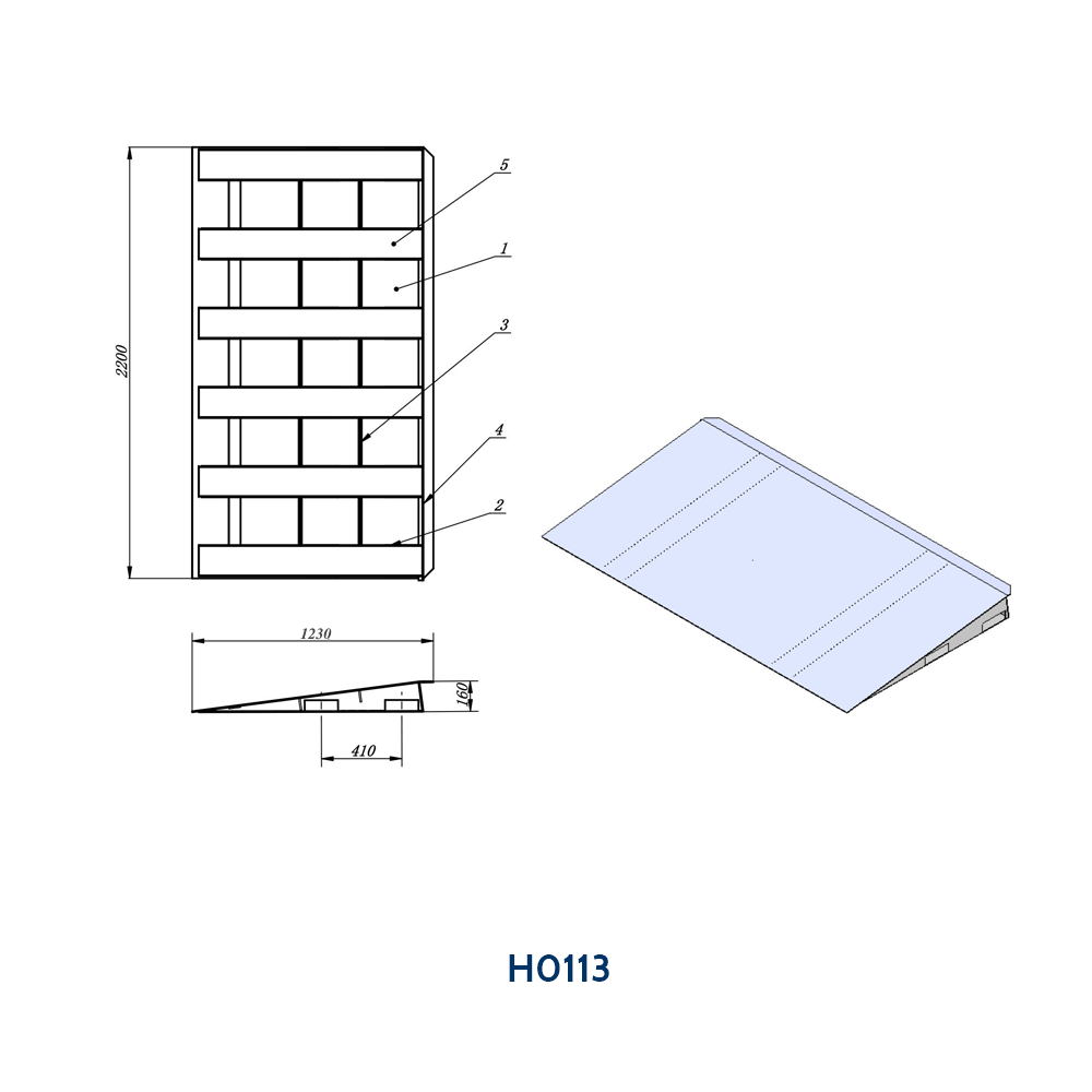 Heeve Loading Dock & Warehouse Heeve Pro-Series 8-Tonne Forklift Container Ramp