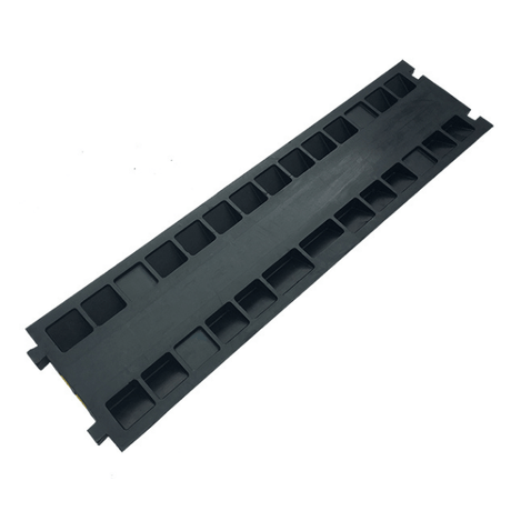Heeve Road & Traffic Heeve Hinged Lid Rubber Cable Protector - 2 Channel