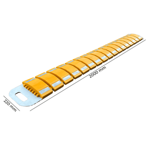 Heeve 2000mm Heeve Traffic Guard Portable Roll-Up Speed Bump with Carry Bag