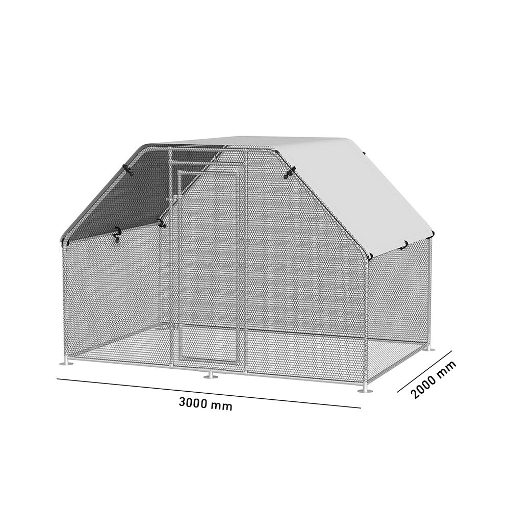 Heeve Livestock Accessories 2m Heeve 25mm Galvanised Steel Chicken Coop