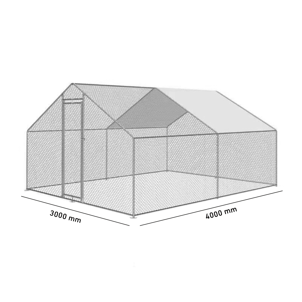 Heeve Livestock Accessories 6m Heeve 25mm Galvanised Steel Chicken Coop