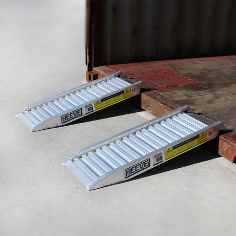 Heeve Loading Dock & Warehouse Heeve 4-Tonne 1.2m x 380mm Aluminium Container Loading Ramps