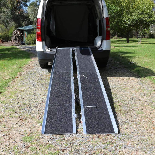 Hem Ramps Heeve Aluminium Multi-Fold Super-Grip Wheelchair Ramp – Ramp Champ