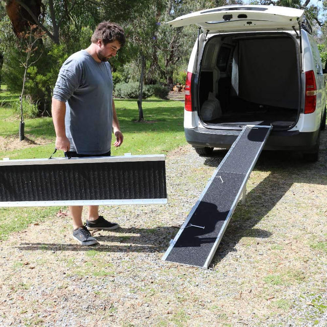 Heeve Aluminium Multi-Fold Super-Grip Wheelchair Ramp – Ramp Champ