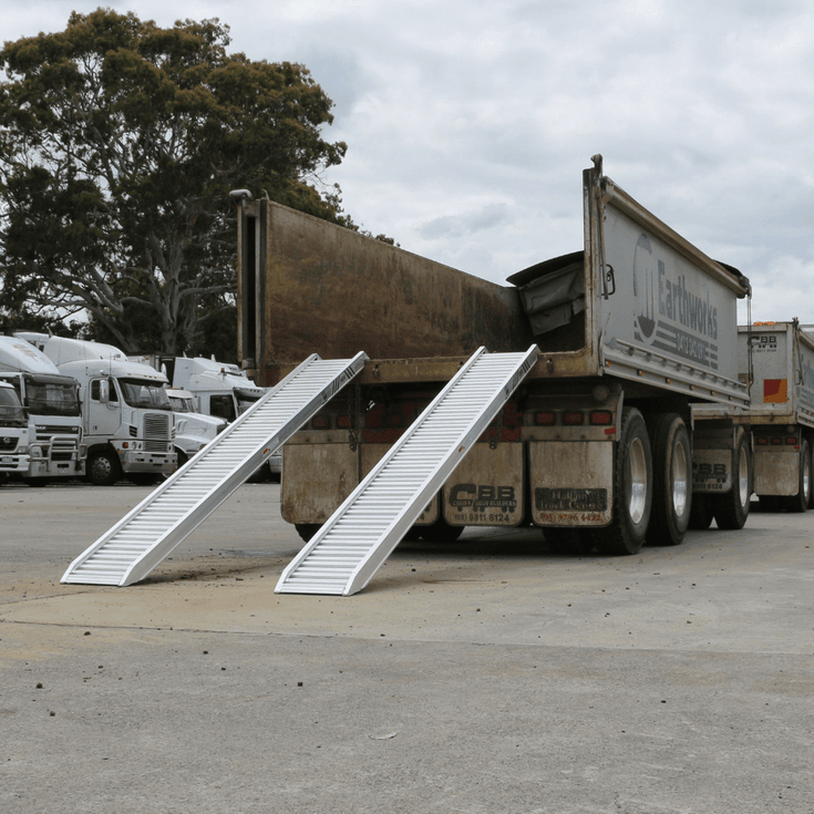 Custom Aluminium Machinery Loading Ramps