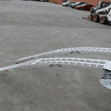 Heeve Heavy Duty Heeve 2.3m x 1.3-Tonne Alum Curved Folding Heavy-Duty Lawn Mower Ramps