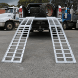 Heeve Heavy Duty Heeve 2.3m x 1.3-Tonne Alum Curved Folding Heavy-Duty Lawn Mower Ramps