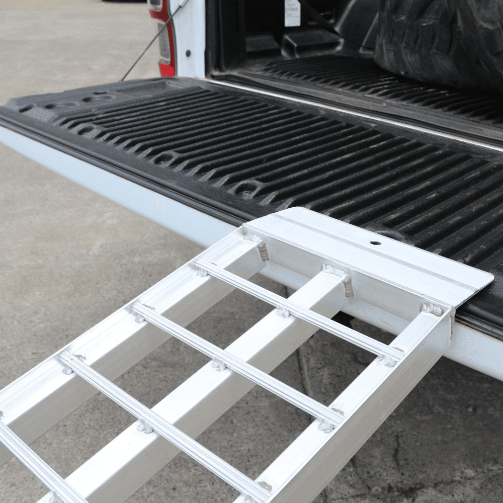 Heeve Heavy Duty Heeve 2.3m x 680kg Aluminium Curved Folding Heavy-Duty Motorcycle Ramp